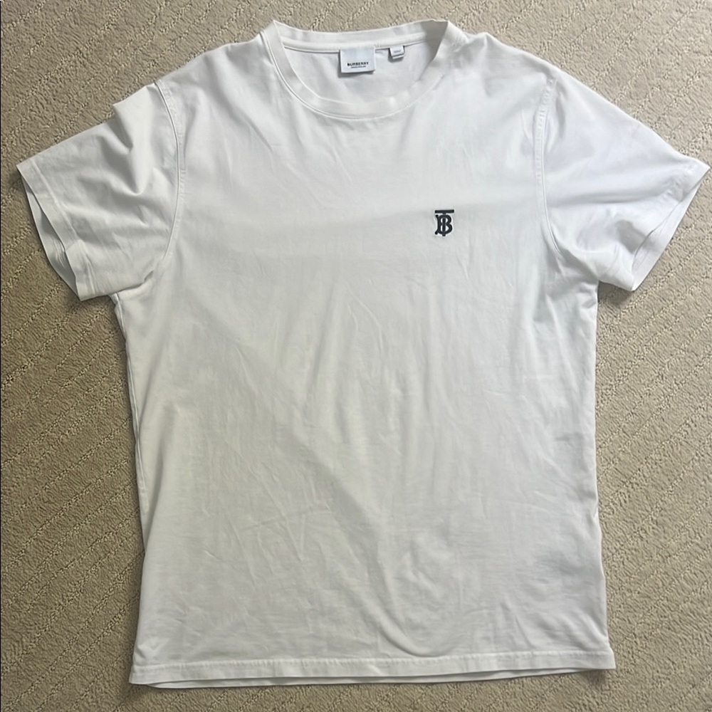 Burberry White Men's Shirt